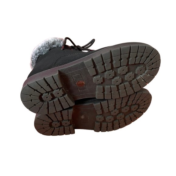 Girl's Black Boots - Size 12 with Freebie - Picture 3 of 5